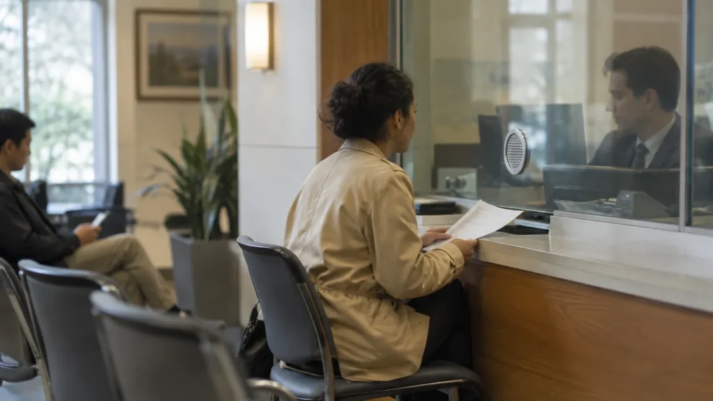 Interview for a B1/B2 tourist visa at a US consulate